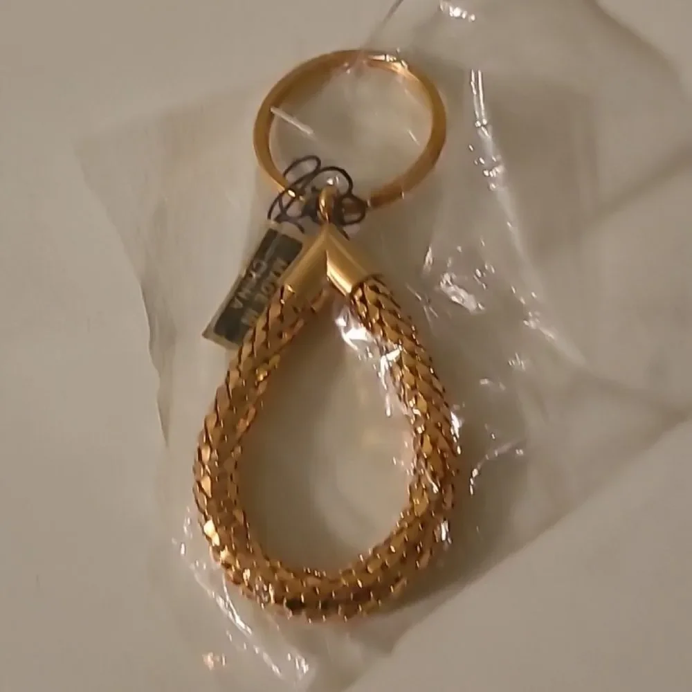 Gold Braided Keychain